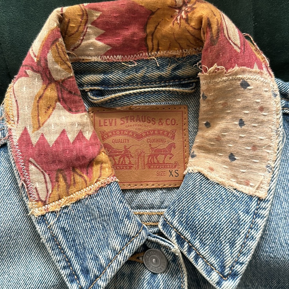Levi’s Patchwork Denim Jacket Jean - image 5